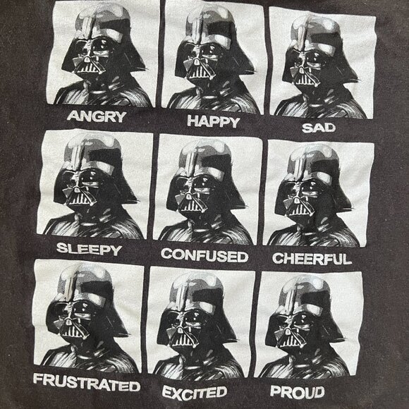 star wars - black t shirt - size XL - Picture 2 of 4